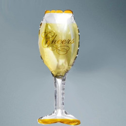 Шар Фигура Бокал Шампанского Cheers, 101 см