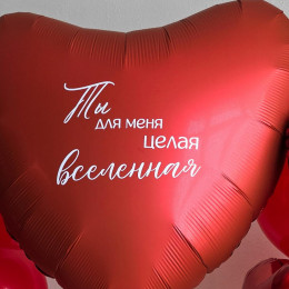 Шары на 14 февраля - Ты моя целая Вселенная