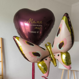 Шары для мамы - Признание в сердечке