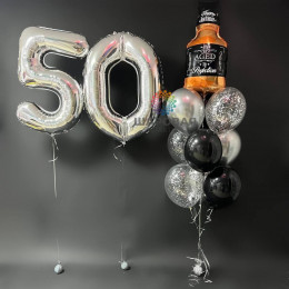 Шары на 50 лет мужчине на юбилей день рождения